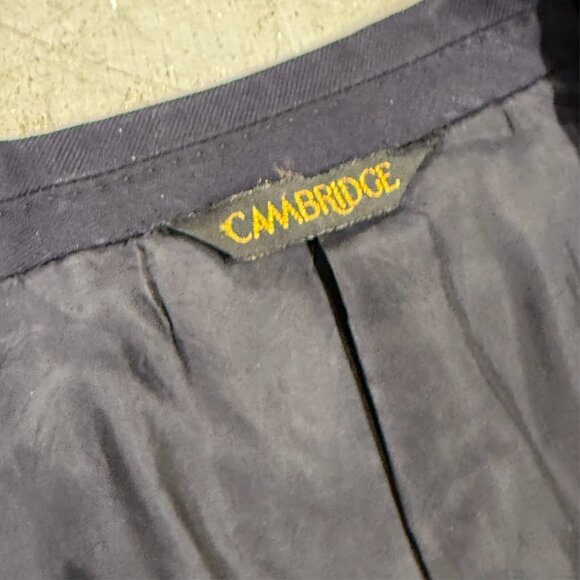 Garverys Cambridge Belair Blazer Patch Pockets Wool Sport Coat England Blue 44R - Picture 8 of 13